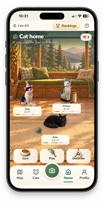 Cat Home: care, play and decorate with your cats